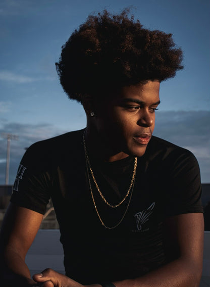 "John 13:7" Black Compression Shirt