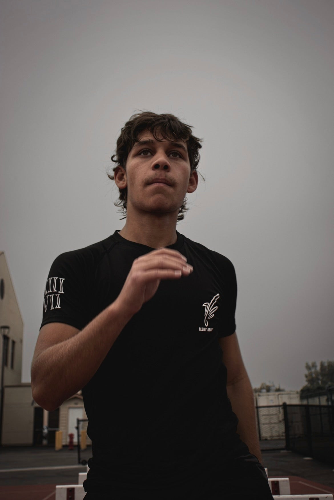 "John 13:7" Black Compression Shirt