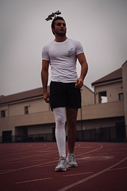 "John 13:7" White Compression Shirt